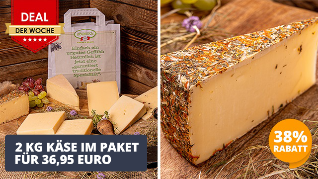 Käse-Paket im Deal