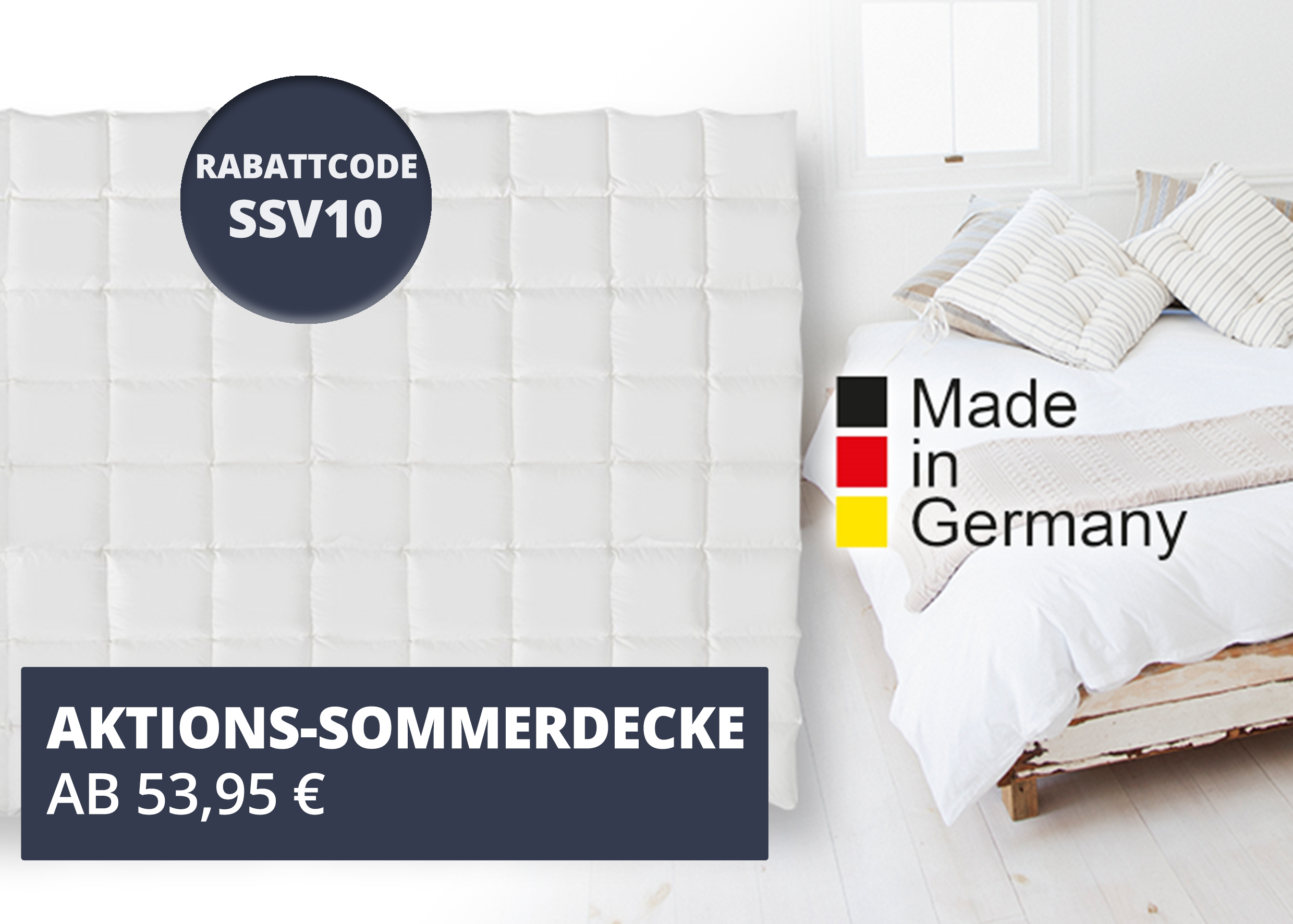 Sommerdecke im SSV