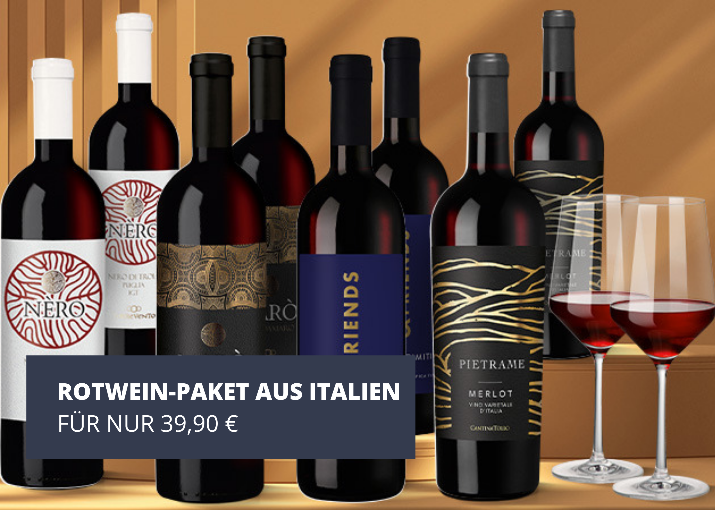 Rotweine im Probierpaket