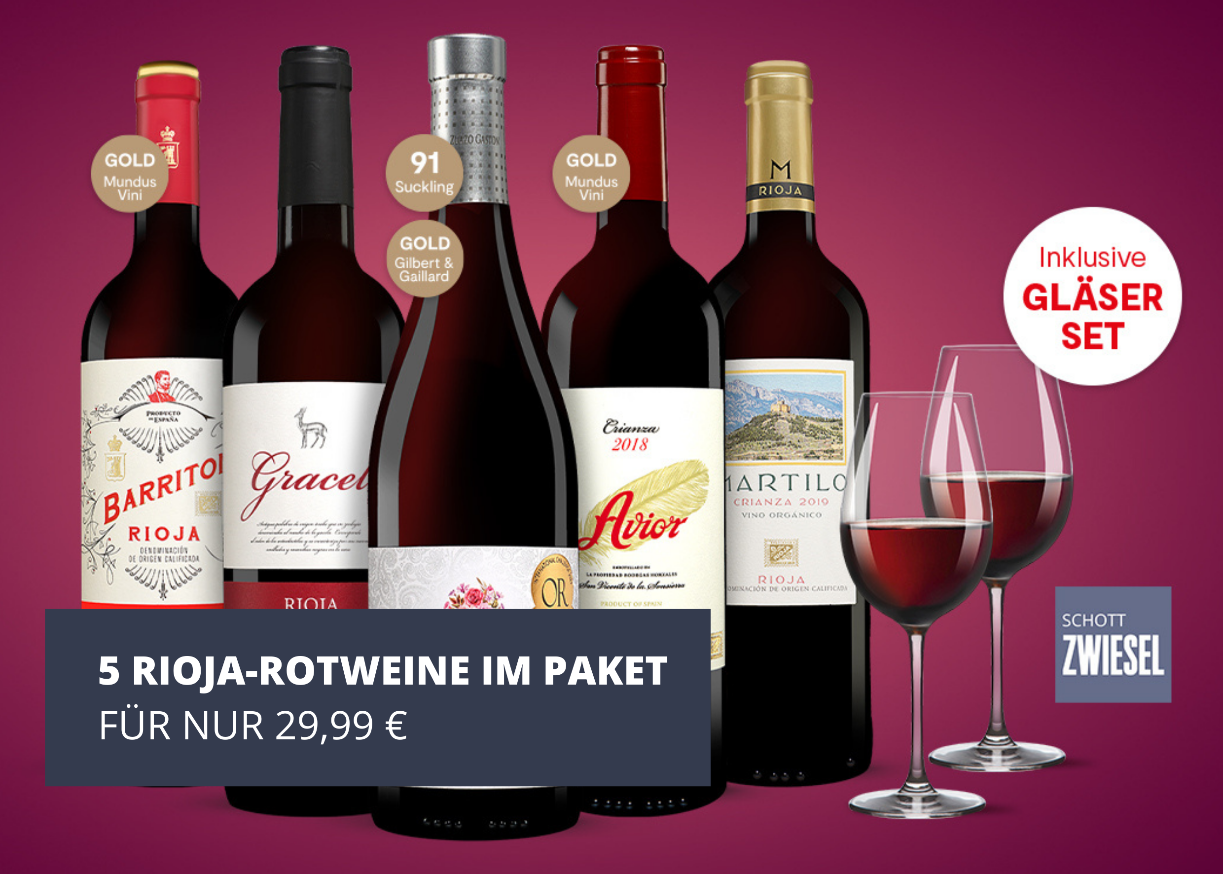 Rioja Rotwein-Paket