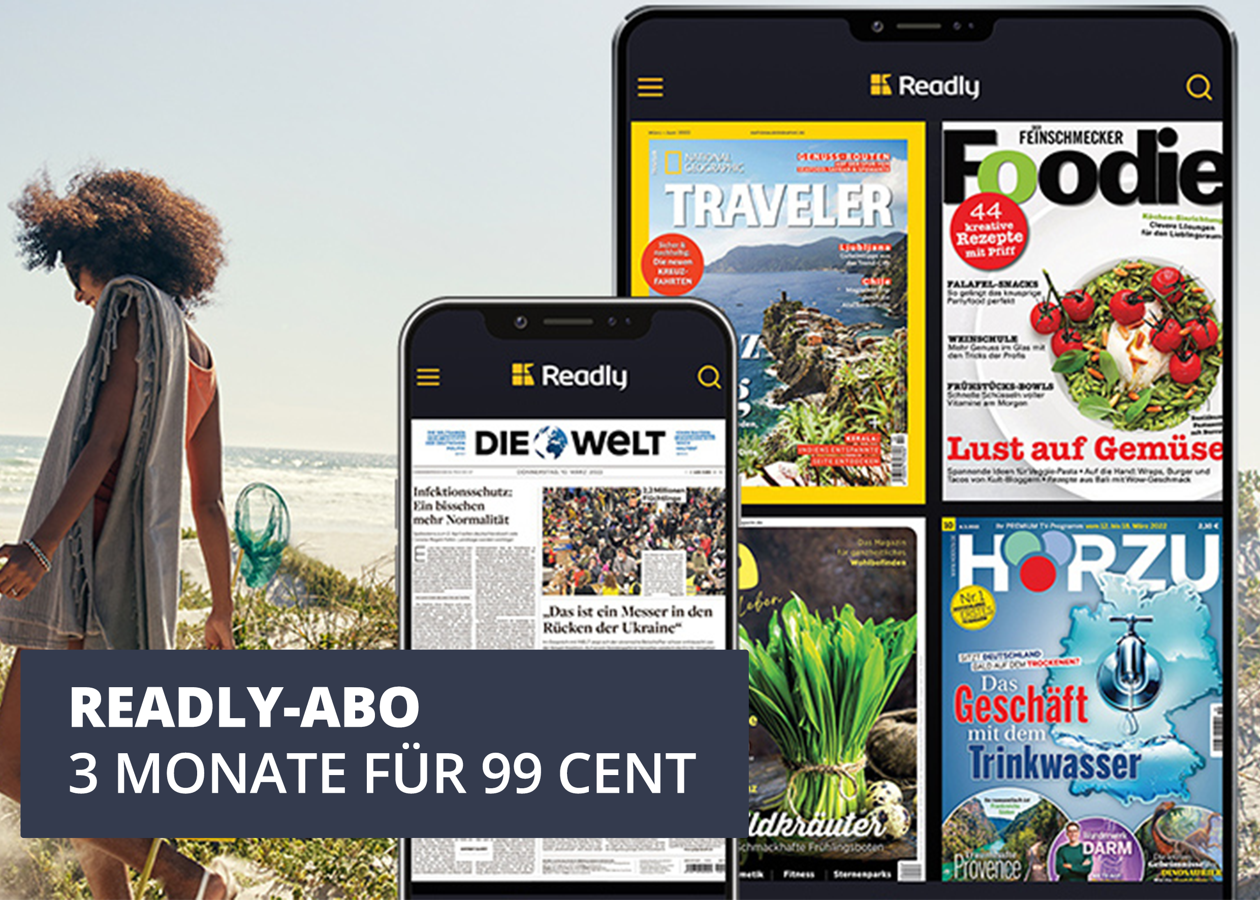 3 Monate readly-ABo für 99 Cent