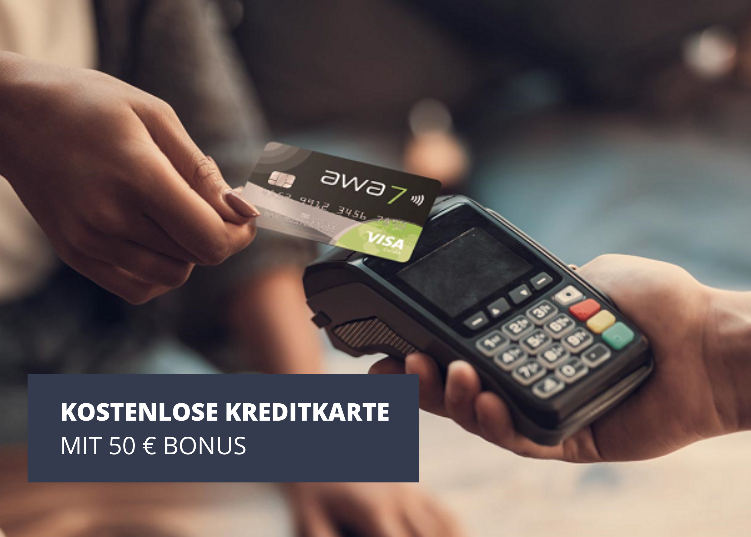 awa7 Kreditkarte mit Bonus