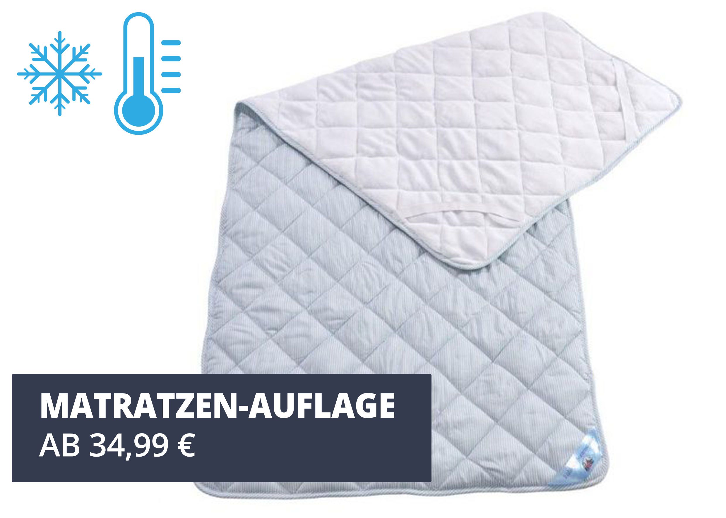 Kühlende Matratzen-Auflage